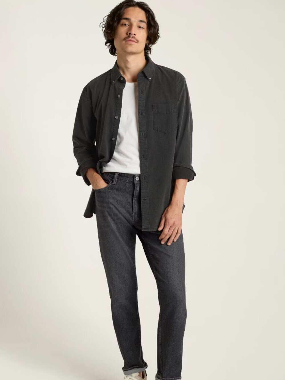 NEW Bonobos Mens Gramercy Premium Denim Jean Skyline Grey Classic Fit 33/30 $109